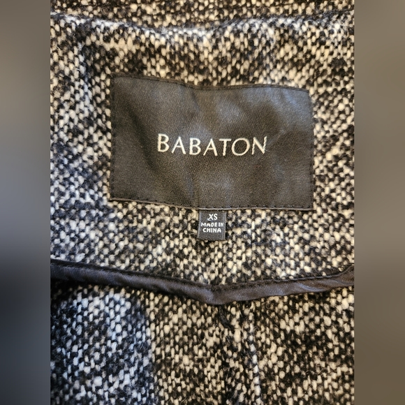 Babaton Gray Light Weight Coat Fabric made in Italy - Picture 11 of 14